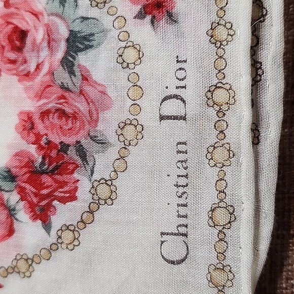 Christian Dior 💯 Authentic Handkerchief Cotton - Picture 4 of 6